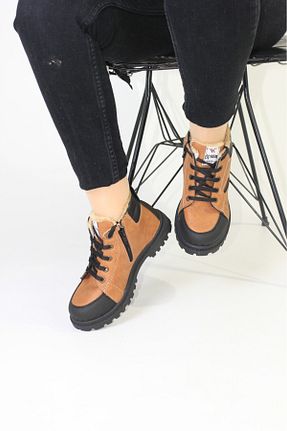 بوت / نیم بوت مشکی زنانه چرم مصنوعی DÜNYA MAĞAZA - کد 769346674