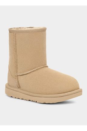 بوت / نیم بوت زرد بچه گانه پاشنه تخت UGG - کد 768962976