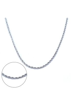گردنبند نقره سفید مردانه 925 عیار bymissmücevherat - کد 225184717