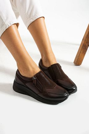 کفش کژوال قهوه ای زنانه چرم خالص Forelli - کد 769986337