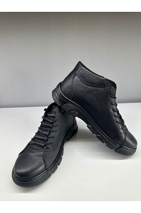 بوت / نیم بوت مشکی مردانه چرم مصنوعی Toplu - کد 769705439