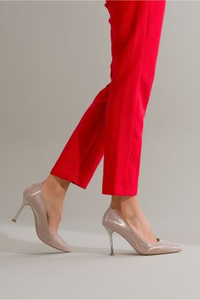 کفش پاشنه بلند کلاسیک قرمز زنانه چرم مصنوعی پاشنه نازک پاشنه متوسط ( 5 - 9 cm ) کد 769714948