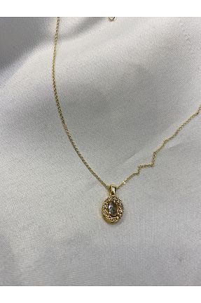 گردنبند جواهر طلائی زنانه برنجی Vamos Jewelry - کد 770265470