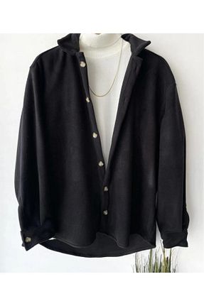 پیراهن مشکی مردانه اورسایز LEYEL Moda - کد 764314231