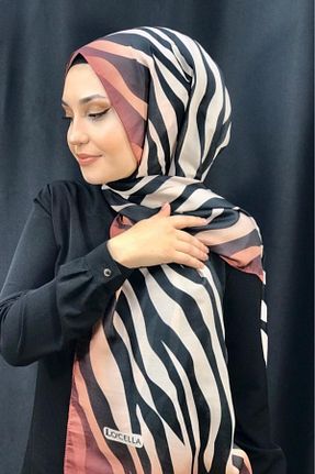 شال نارنجی زنانه پنبه ای SCARF LORESİMA - کد 770681510