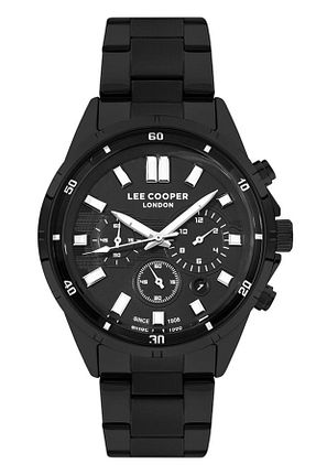 ساعت مچی مشکی مردانه 44 میلی متر Lee Cooper - کد 770727754