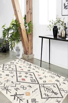 فرش بژ زیره ضد لغزش Decomia Home - کد 359446186