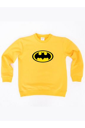 سوئیشرت زرد بچه گانه چاپی Batman - کد 770869371