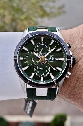 ساعت مچی سبز مردانه 46-50 میلی متر Daniel Klein - کد 771053864