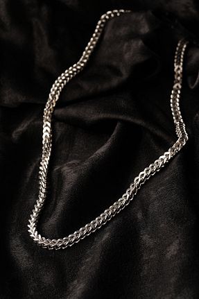 گردنبند استیل ( فولاد ) سفید مردانه استیل (فولاد) Jorg Zenn - کد 284284997