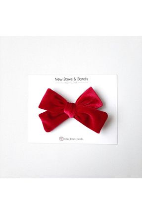 گیره سر قرمز بچه گانه الاستین NEW BOWS BANDS - کد 60137242