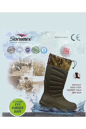 چکمه خاکی زنانه پاشنه کوتاه (1 - 4 سانتی متر) Sonimix - کد 771610921