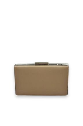 کیف مجلسی قهوه ای زنانه چرم لاکی Biçanta - کد 771780047