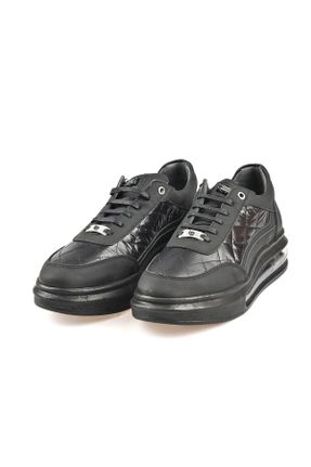 کفش کژوال مشکی مردانه پاشنه کوتاه ( 4 - 1 cm ) پاشنه ساده کد 771546792