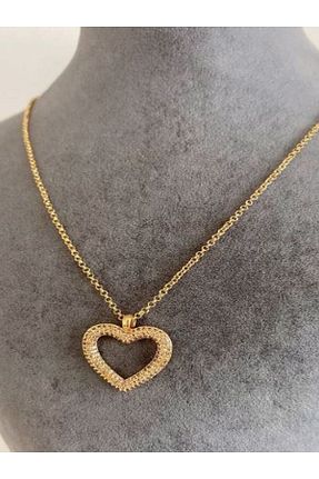 گردنبند جواهر طلائی زنانه زیرکن Lion Accessory - کد 336277261