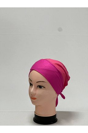 کلاه شنای حجاب صورتی زنانه AWAM SILK - کد 771948533