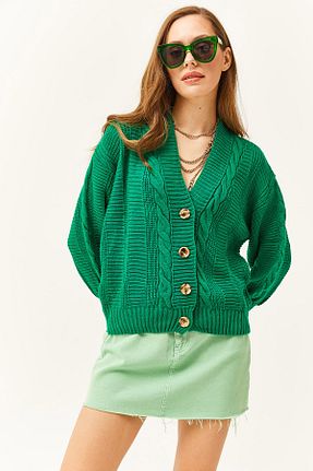 رویه سبز زنانه اکریلیک Olalook - کد 770236494