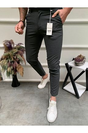 شلوار طوسی مردانه پنبه ای ukdwear - کد 769609374