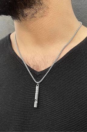 گردنبند استیل ( فولاد ) زنانه استیل (فولاد) Takıştır - کد 771398004