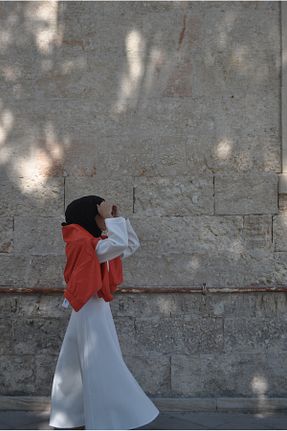 دامن سفید زنانه پارچه Nous - کد 770836869