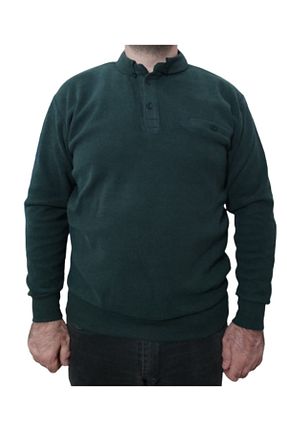 پلیور سایز بزرگ سبز مردانه سایز بزرگ Ünal Giyim - کد 770560316
