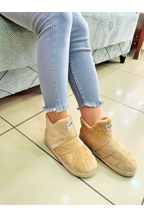 بوت خانگی بژ زنانه Hızlı Al - کد 770725354