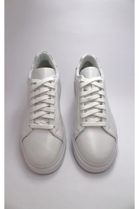 کفش کژوال سفید مردانه پاشنه کوتاه ( 4 - 1 cm ) پاشنه ضخیم کد 771134364