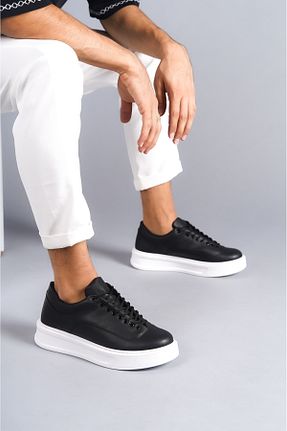 کفش اسنیکر مشکی مردانه بند دار BZ Moda - کد 770735915