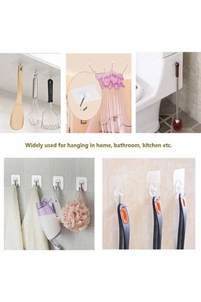 آویز سفید پلاستیک Mutlu Store - کد 353323778