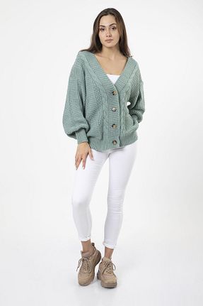 رویه سبز زنانه اکریلیک Nazende Stil - کد 95538482