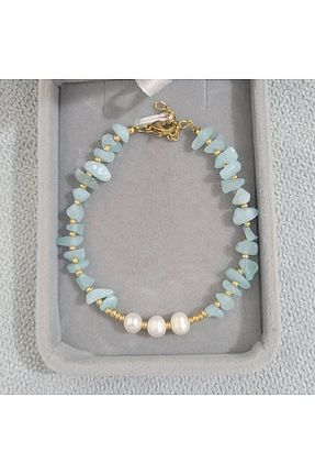 دستبند مروارید آبی مروارید فرهنگی Hazeran accessories - کد 770819597