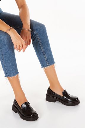 کفش کژوال مشکی زنانه چرم مصنوعی PASSAGE SHOES - کد 770868166