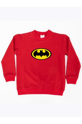 سوئیشرت قرمز بچه گانه چاپی Batman - کد 770869578