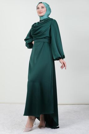 لباس سبز زنانه اورسایز بافتنی کد 771427141