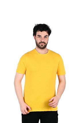 تیشرت زرد مردانه رگولار greenrise - کد 771196918