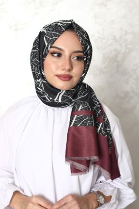 شال زنانه پنبه - پلی استر کد 771542984