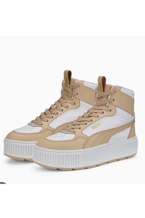 کفش اسنیکر سفید زنانه چرم اصل Puma - کد 771190579