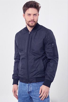کاپشن سرمه ای مردانه Bomber Sporting - کد 74484635