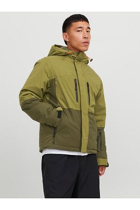 کاپشن خاکی مردانه بافتنی Jack & Jones - کد 771440251