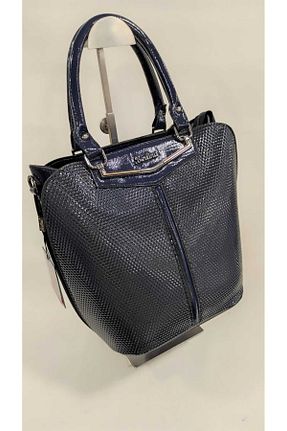 کیف دوشی سرمه ای زنانه چرم مصنوعی BERLİNA - کد 771573186