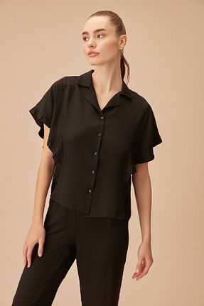 ست لباس راحتی مشکی زنانه ساده Suwen - کد 674366594