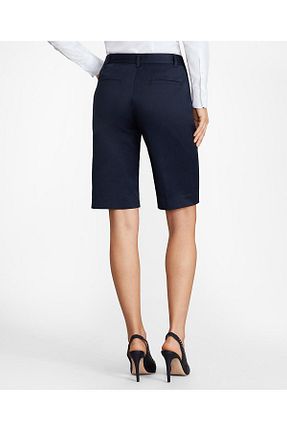 شلوارک و برمودا سرمه ای زنانه پارچه BROOKS BROTHERS - کد 96902315