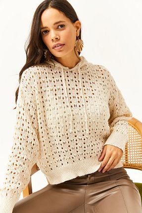پلیور نباتی زنانه Ajurlu Olalook - کد 767413556