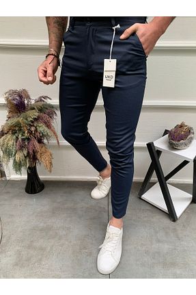 شلوار سرمه ای مردانه پنبه ای ukdwear - کد 769608178