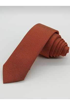 کراوات نارنجی زنانه پلی استر İnce کد 770662552