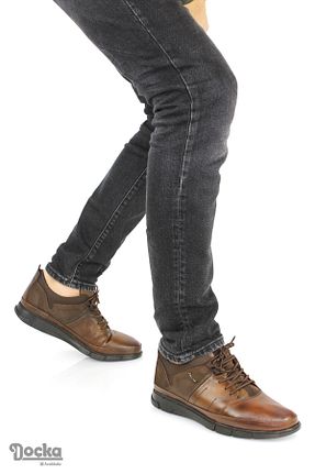 کفش کژوال قهوه ای مردانه چرم خالص MARCOMEN - کد 770832424