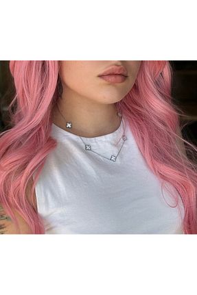 گردنبند استیل ( فولاد ) سفید زنانه استیل (فولاد) Feel To Fashion - کد 764309409