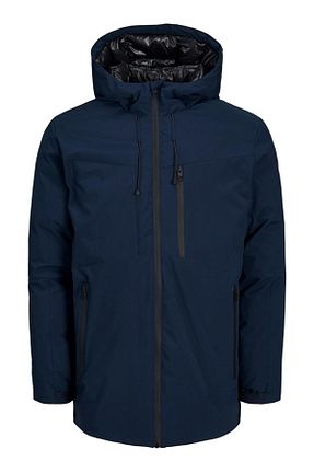 کاپشن سرمه ای مردانه پارکا Jack & Jones - کد 770387797