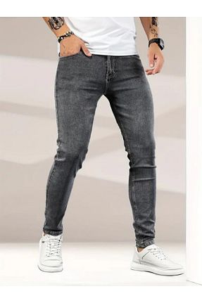 شلوار جین طوسی مردانه رگولار Cuqq Denim - کد 771370415