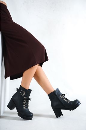 بوت / نیم بوت مشکی زنانه جیر Nubbock - کد 771376262